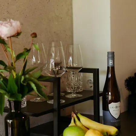 Kurpark Loft: Terrace Retreat With Free Parking Apartment